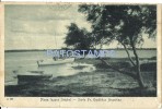 23162 ARGENTINA SANTA FE BEACH PLAYA LAGUNA SETUBAL & BOAT BREAK POSTAL POSTCARD - Argentina