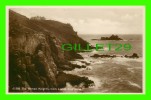 LANDS END POINT, CORNWALL, UK - THE ARMED KNIGHT'S - REAL PHOTOGRAPH - - Land's End