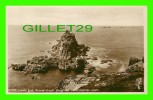 LANDS END POINT, CORNWALL, UK -  ARMED KNIGHT´S ROCK & THE LONGSHIPS LIGHT  - REAL PHOTOGRAPH - - Land's End