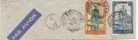 LBL34 - SOUDAN FRANÇAIS FRAGMENT DE LETTRE AVION OBL. BAMAKO 30/3/1940 CACHET DE CONTRÔLE - Briefe U. Dokumente