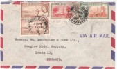 CARTA CIRCULADA DE BARBADOS PARA INGLATERRA - Storia Postale