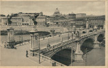 ROMA  PONTE  VITTORIO  EMANUELE  II       (VIAGGIATA) - Bruggen