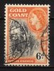 GOLD COAST - 1952/54 Scott# 155 USED - Gold Coast (...-1957)