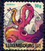 Luxembourg 2013 Oblitéré Used Postocollants Série L En Forme De Poulpe Octopus Tentacles - Used Stamps