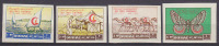 Dubai Red Cross Centenary Set Of 4 Imperforates. Scott 18-21. - Dubai