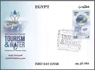 EGYPT 2013 FIRST DAY COVER / FDC WORLD TOURISM DAY / TOURISM AND WATER PROTECTING OUR COMMON FUTURE - Storia Postale