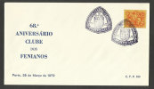 Portugal Cachet Commémoratif Club Fenianos Porto 1972 Event Postmark Fenianos Club Oporto - Postal Logo & Postmarks