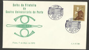 Portugal Cachet Commémoratif  Expo Philatelique Université Du Porto 1972 Event Postmark Stamp Expo Oporto University - Postal Logo & Postmarks