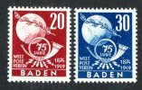 3994 Y - French Zone Scott # 5N45-46*  ( Cat.$5.50 ) - Altri & Non Classificati