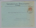 Heimat GL Braunwald 1919-12-04 Portofreiheit-Brief 15Rp. Kl#427 Sanatorium Braunwald - Franchigia