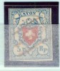 TIMBRE SUISSE # RAYON 1 # OBLITERE # TRES BON ETAT # TRACE CHARNIERE # CROIX NON ENCADREE # Y&T N° 20 # 1851 # - 1843-1852 Kantonalmarken Und Bundesmarken