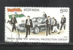 INDIA, 2010, FINE USED, Special Protection Force,  Gaurd Flag Car Automobile, 1st Day Cancel. - Oblitérés