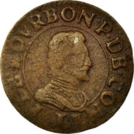 Monnaie, FRENCH STATES, CHATEAU-RENAUD, 2 Deniers, Tournois, TB+, Cuivre, KM:5 - Other & Unclassified