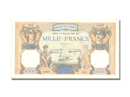 Billet, France, 500 Francs, 1 000 F 1927-1940 ''Cérès Et Mercure'', 1939 - 1 000 F 1927-1940 ''Cérès Et Mercure''