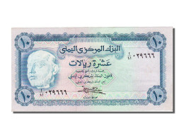 Billet, Yemen Arab Republic, 10 Rials, 1973, KM:13b, NEUF - Yémen