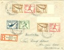 GERMANY R Label Berlin (big Type) Olympisches Dorf C With Se-tenants And Cancel Olympisches Dorf R From 21.8.36-19 - Sommer 1936: Berlin