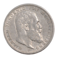 Monnaie, Etats Allemands, WURTTEMBERG, Wilhelm II, 3 Mark, 1910, Freudenstadt - Sonstige & Ohne Zuordnung