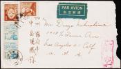 194?. 2 X 5 S + 1 + 50 PAR AVION To USA. (Michel: 376) - JF180868 - Lettres & Documents