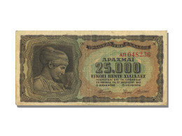 Billet, Grèce, 25,000 Drachmai, 1943, 1943-08-12, KM:123a, TTB - Griekenland