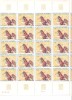 FRANCE   FEUILLE COMPLETE  DE 25 TIMBRES N° 1733  NEUF ** MNH DE 1972 - Feuilles Complètes