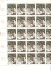 FRANCE   FEUILLE COMPLETE  DE 25 TIMBRES N° 1703  NEUF ** MNH DE 1972 - Full Sheets
