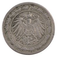 Monnaie, GERMANY - EMPIRE, 20 Pfennig, 1890, Stuttgart, TTB, Copper-nickel - 20 Pfennig