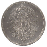 Monnaie, GERMANY - EMPIRE, Wilhelm I, Mark, 1881, Darmstadt, TTB+, Argent, KM:7 - 1 Mark