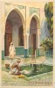 Ref K773- Dessin Illustrateur Lessieux - Fez -maroc -interieur Marocain -cie Gle Transatlantique - Carte Bon Etat - - Lessieux