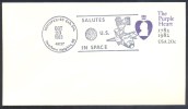 USA 1983 Postal Stationery Cover: Space Weltraum Espace: Salutes US In Space, Space Shuttle Telescope Cancellation - Etats-Unis