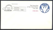 USA 1983 Postal Stationery Cover: Space Weltraum Espace: Sacramento Space Shuttle Cancellation - Etats-Unis