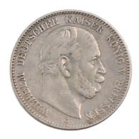 Monnaie, Etats Allemands, PRUSSIA, Wilhelm I, 2 Mark, 1876, Frankfurt, TB+ - Autres & Non Classés