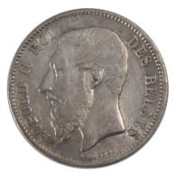 Monnaie, Belgique, Leopold II, 50 Centimes, 1898, TTB, Argent, KM:26 - 50 Cents