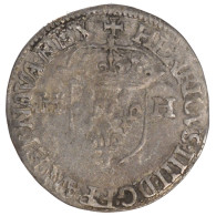 Monnaie, France, Douzain, 1593, TB+, Argent, Sombart:4420 - 1589-1610 Enrico IV