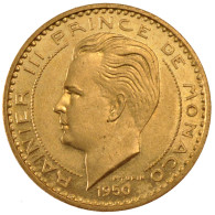 Monnaie, Monaco, 20 Francs, 1950, SUP+, Cupro-Aluminium, Gadoury:140 - 1949-1956 Old Francs