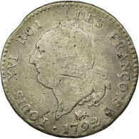 Monnaie, France, 30 Sols François, 30 Sols, 1792, Paris, TB, Argent, KM:606.1 - Sonstige & Ohne Zuordnung