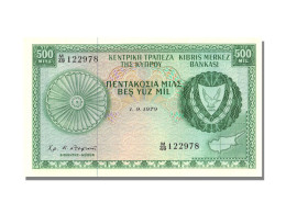 Billet, Chypre, 500 Mils, 1979, 1979-09-01, KM:42c, NEUF - Cyprus