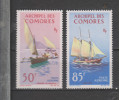 Yvert 10 / 11 ** Neuf Sans Charnière MNH Bateaux Voiliers - Luchtpost