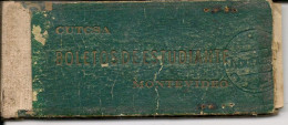 BUS TICKET - URUGUAY C/1930's Rare To Find Montevideo CUTCSA Student Tickets BOOK - CONTAINS 27 TICKETS - 4 Scans - Wereld