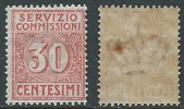 1913 SERVIZIO COMMISSIONI 30 CENT MNH ** - Y052 - Taxe