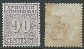 1913 SERVIZIO COMMISSIONI 90 CENT MH * - Y052 - Strafport