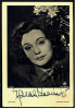 Autogramm Zarah Leander Handsigniert  - Portrait Zarah Leander  -   Schauspieler Foto Nr. A 3136/1 Von Ca.1940 - Handtekening