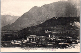 74 FAVERGES - Vue D'ensemble Et Le Mont Blanc --- - Faverges