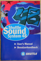 Programm/Benutzerhandbuch Für "Shuttle Sound System 48" Von Shuttle - In Deutsch- Gebraucht - Materiaal En Toebehoren