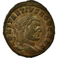 Monnaie, Constance I, Follis, Ticinum, SUP, Cuivre - La Tetrarchía Y Constantino I El Magno (284 / 307)