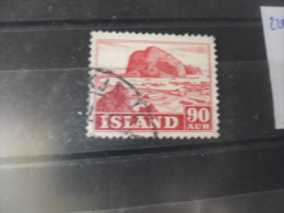 ISLANDE TIMBRE OU SERIE  YVERT N° 228 - Used Stamps