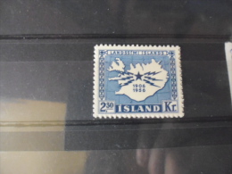 ISLANDE TIMBRE OU SERIE  YVERT N° 269** - Neufs