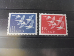 ISLANDE TIMBRE OU SERIE  YVERT N° 270**.271** - Unused Stamps