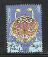 INDIA, 2010, FINE USED, Astrological Signs, (Zodiac), 1 V, Cancer - Used Stamps