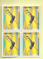 TIMBRES - STAMPS - CAP VERT / CAPE VERDE - 1992 - JEUX OLYMPIQUES DE BARCELONA - TIMBRES OBLITÉRÉE - Cap Vert