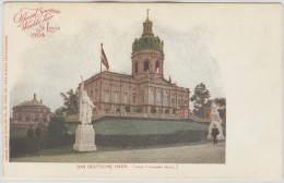 US Unused Postalcard With Das Deutsche Haus During The 1904 World Fair In St. Louis - Sommer 1904: St-Louis